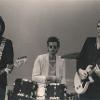 1980, Brendan "Ronnie Recent" Perry and Des Truction recording the video for ‘First In Line’, Melbourne - Photo by Ken Cooke