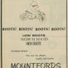 Mountfordss Boots ad, 1966