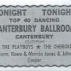 Canterbury Ballroom promotional material