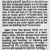 Electric Ballroom newspaper write up, c. 1981 - Source: Required