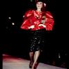 Model wearing Christopher Graf @ Fashion '85, The Venue, St Kilda - Source: Duncan Mac