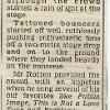Anarchy in the Palais, newspaper clipping from the Public Image Limited gig in 1984 - Source: Required