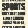 Roadrunner birthday party flier, c.1979 - Source: Required