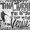 The Venue, Tina Turner promotional material, 1982 - Source: Fred Negro