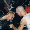 Borgy singing with Peter McGrath (Death Sentence), Duke of Edinburgh Hotel, c. 1986 - Source:  Peter McGrath