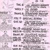 Grosvenor Hotel flier, 1986 - Artwork by Fred Negro - Source: Fred Negro