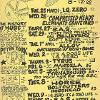 Grosvenor Hotel flier, 1986 - Artwork by Fred Negro - Source: Fred Negro
