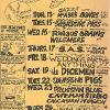 Grosvenor Hotel flier, 1985 - Artwork by Fred Negro - Source: Fred Negro